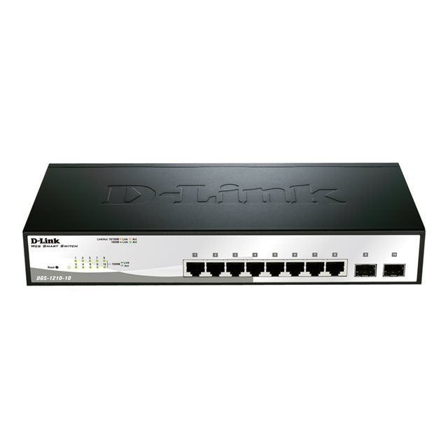 D-Link DGS-1210-10 8-Port Gigabit Smart Managed Switch