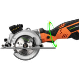 GALAX PRO Mini Circular Saw Ideal for Wood, Soft Metal, Tile and Plastic Cuts