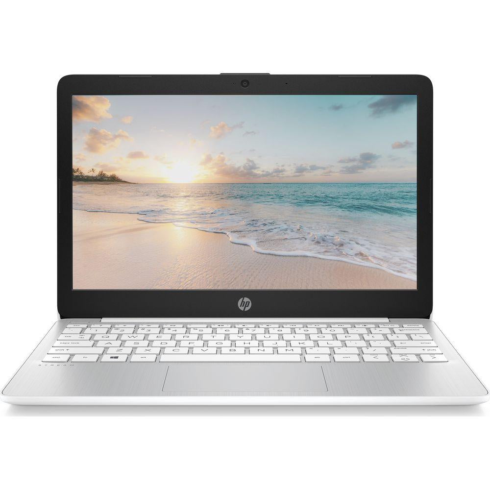 HP Stream 11-AK0512SA 11.6" Laptop, Intel Celeron, 4GB RAM, 64 GB eMMC, White (3A0G4EA#ABU)