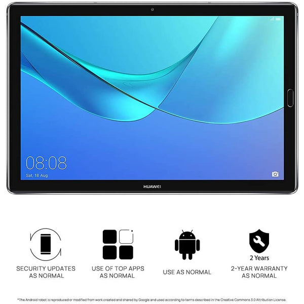 Huawei Mediapad M5 10” CMR-W09 Tablet Octa-Core 4 GB RAM 32GB 2K IPS Screen  - Grey