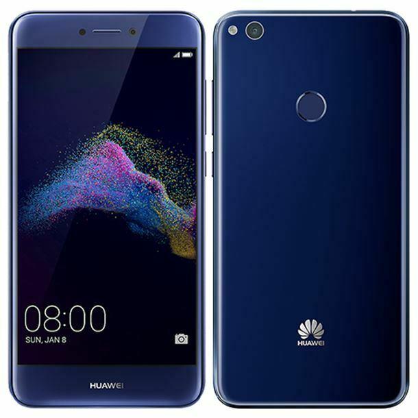 Huawei P8 Lite, Android, 5.2”, 4G LTE, SIM Free, 32GB, Black/Blue (Refurbished)