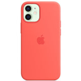 Apple iPhone 12 Mini Silicone Case with MagSafe, Pink Citrus (MHKP3ZM/A)