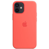 Apple iPhone 12 Mini Silicone Case with MagSafe, Pink Citrus (MHKP3ZM/A)