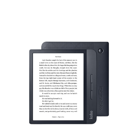 Kobo Libra H20 eReader, 7" Carta E-Ink Touchscreen, Waterproof, 8GB, Black - Refurbished