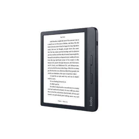 Kobo Libra H20 eReader, 7" Carta E-Ink Touchscreen, Waterproof, 8GB, Black - Refurbished