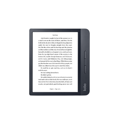 Kobo Libra H20 eReader, 7" Carta E-Ink Touchscreen, Waterproof, 8GB, Black - Refurbished