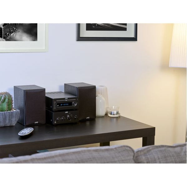 JVC UX-D750 Wireless Traditional Hi-Fi System, Black