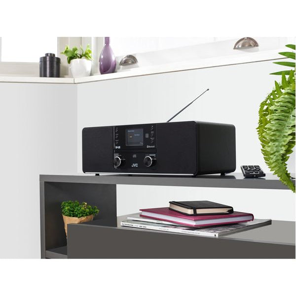 JVC RD-D80 Bluetooth All-in-One Hi-Fi System - Black