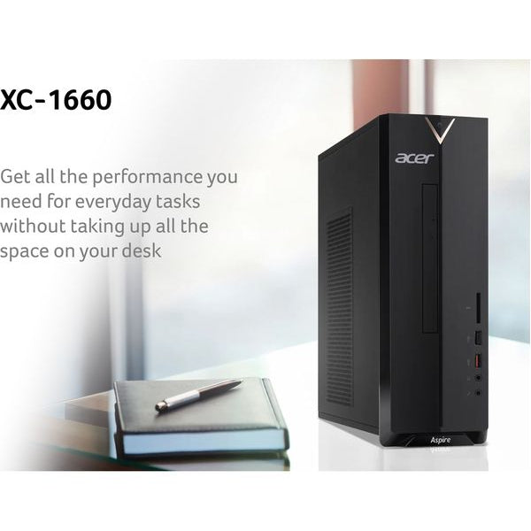 ACER Aspire XC-1660 Desktop PC - Intel Core i5 8GB RAM 1TB HDD - Black - Refurbished Excellent