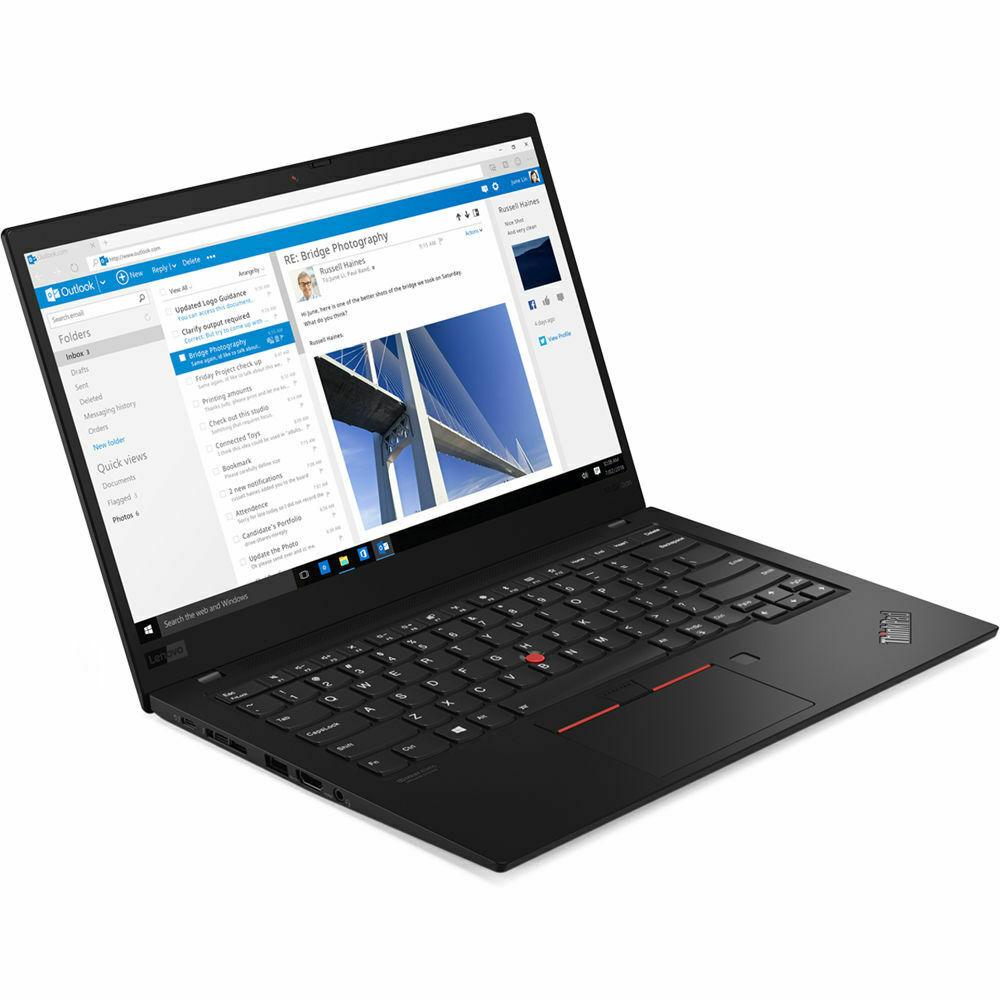 Lenovo ThinkPad X1 Carbon Ultrabook 14" i7-5600U 256GB SSD 8GB RAM Windows 10 Pro, Black