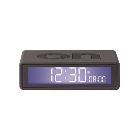 Lexon Flip+ Alarm Clock - Dark Grey