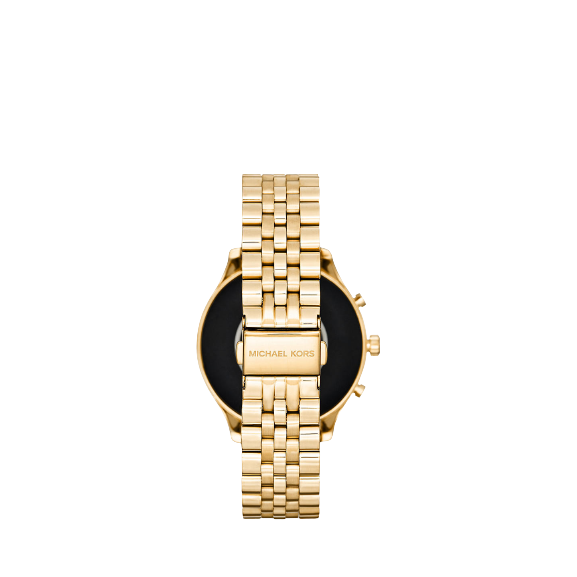 Michael Kors Women's Gen 5 Lexington Touch Screen Bracelet Strap Smartwatch, Gold/Multi MKT5078