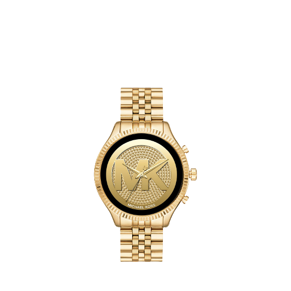 Michael Kors Women's Gen 5 Lexington Touch Screen Bracelet Strap Smartwatch, Gold/Multi MKT5078