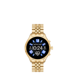 Michael Kors Women's Gen 5 Lexington Touch Screen Bracelet Strap Smartwatch, Gold/Multi MKT5078