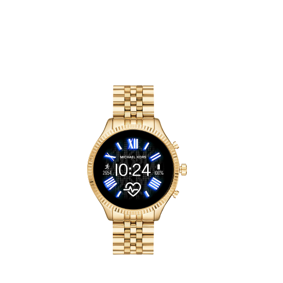 Michael Kors Women s Gen 5 Lexington Touch Screen Bracelet Strap Smartwatch Gold Multi MKT5078