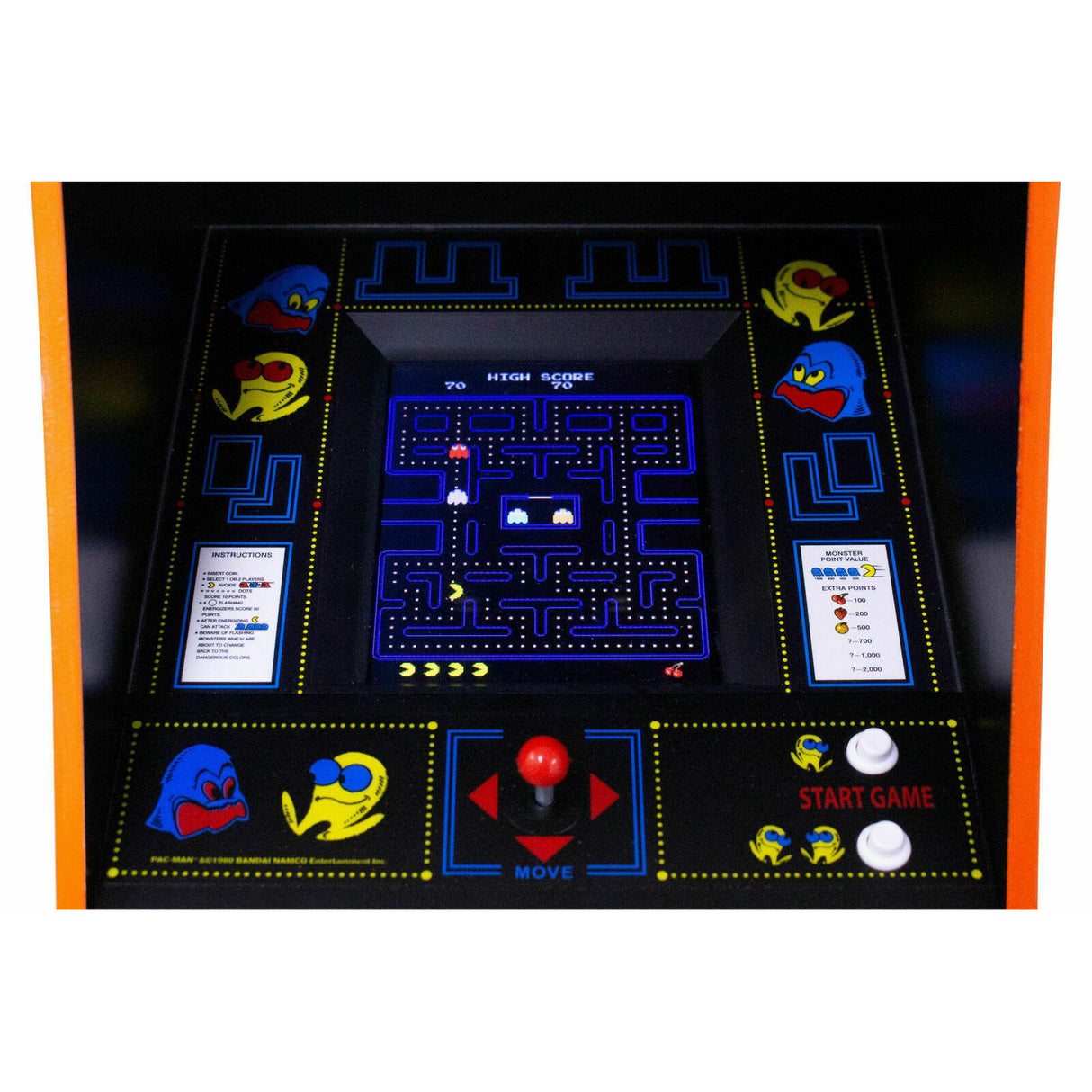 Numskull Pac-Man Quarter Size Arcade Cabinet Collectors Edition - Refurbished Pristine