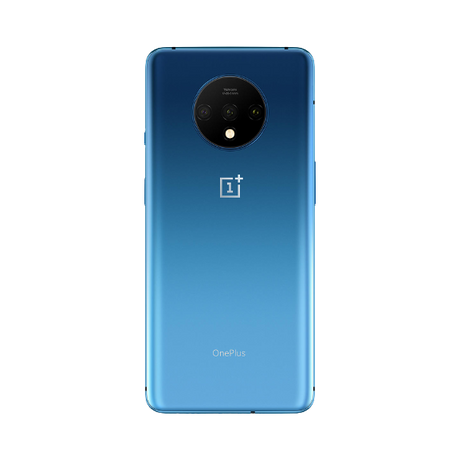 OnePlus 7T Smartphone, Android, 6.55", SIM Free, 8GB RAM, 128GB, Frosted Silver / Glacier Blue