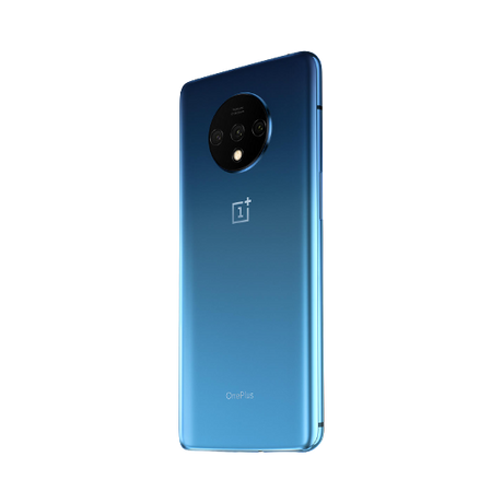 OnePlus 7T Smartphone, Android, 6.55", SIM Free, 8GB RAM, 128GB, Frosted Silver / Glacier Blue