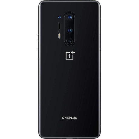 OnePlus 8 Pro Smartphone, Android, 6.78", SIM Free, 8GB RAM, 5G, SIM Free 128GB, Onyx Black - Refurbished Pristine