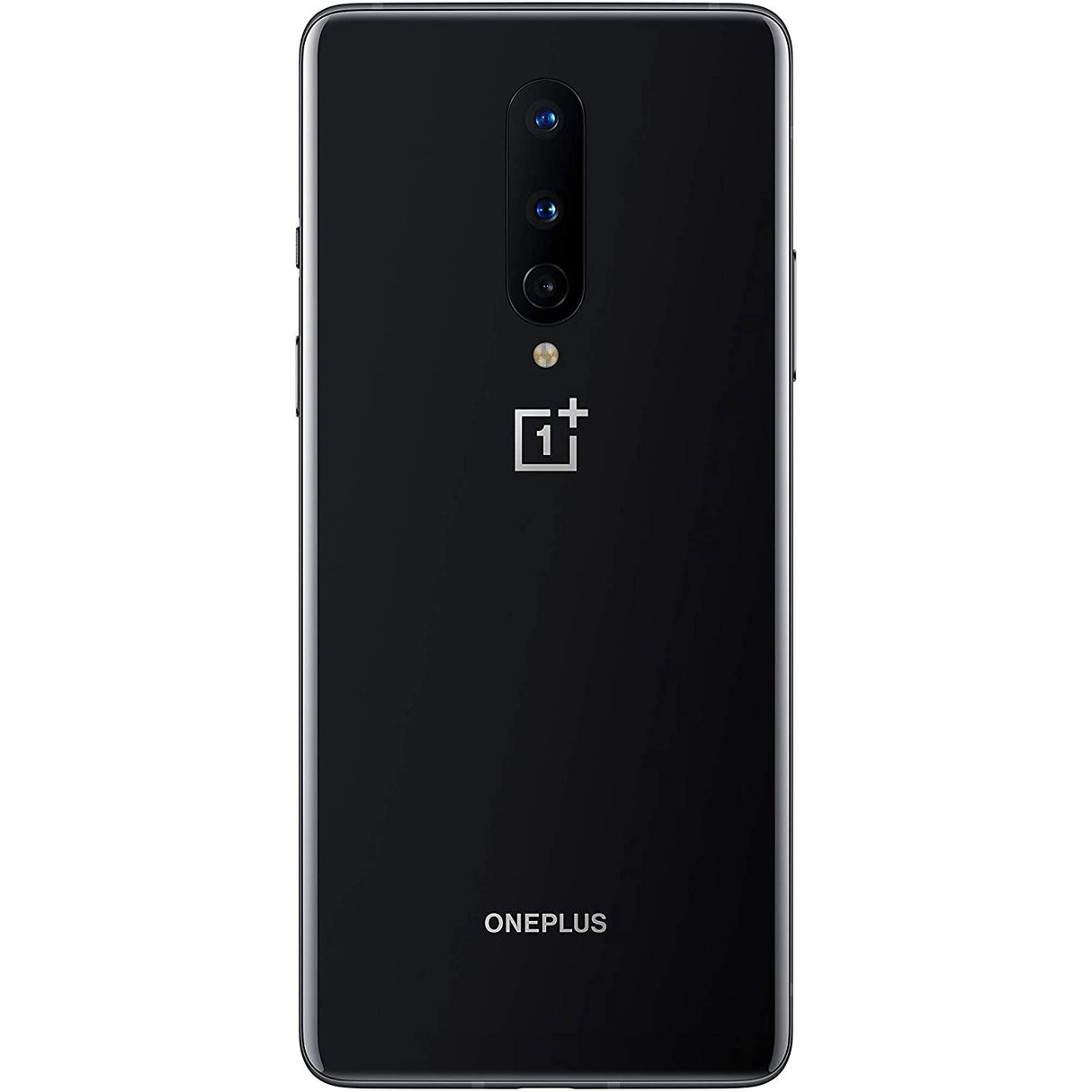 OnePlus 8 Smartphone, Android, 6.55", SIM Free, 8GB RAM, 5G, SIM Free 128GB, Onyx Black - Refurbished Good