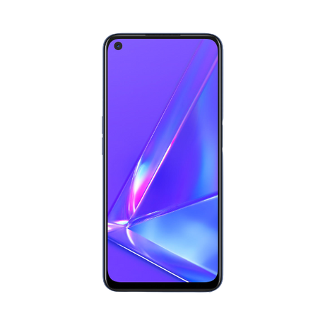 Oppo A72 Smartphone, Android, 4GB RAM, 6.5”, 4G, SIM Free, 128GB, Purple / Black