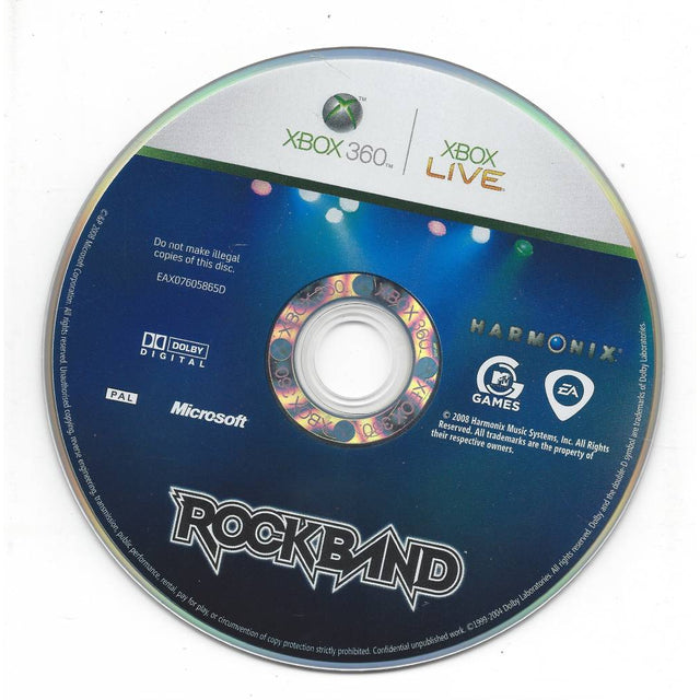 Rock Band - DISC ONLY (Xbox 360)