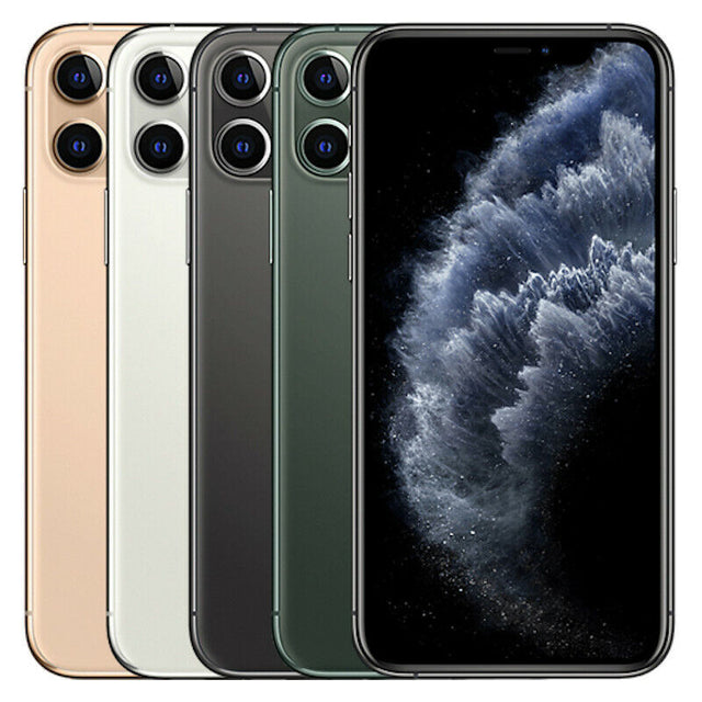 Apple iPhone 11 Pro Max Unlocked, 64GB/256GB/512GB, All Colours - Good Condition