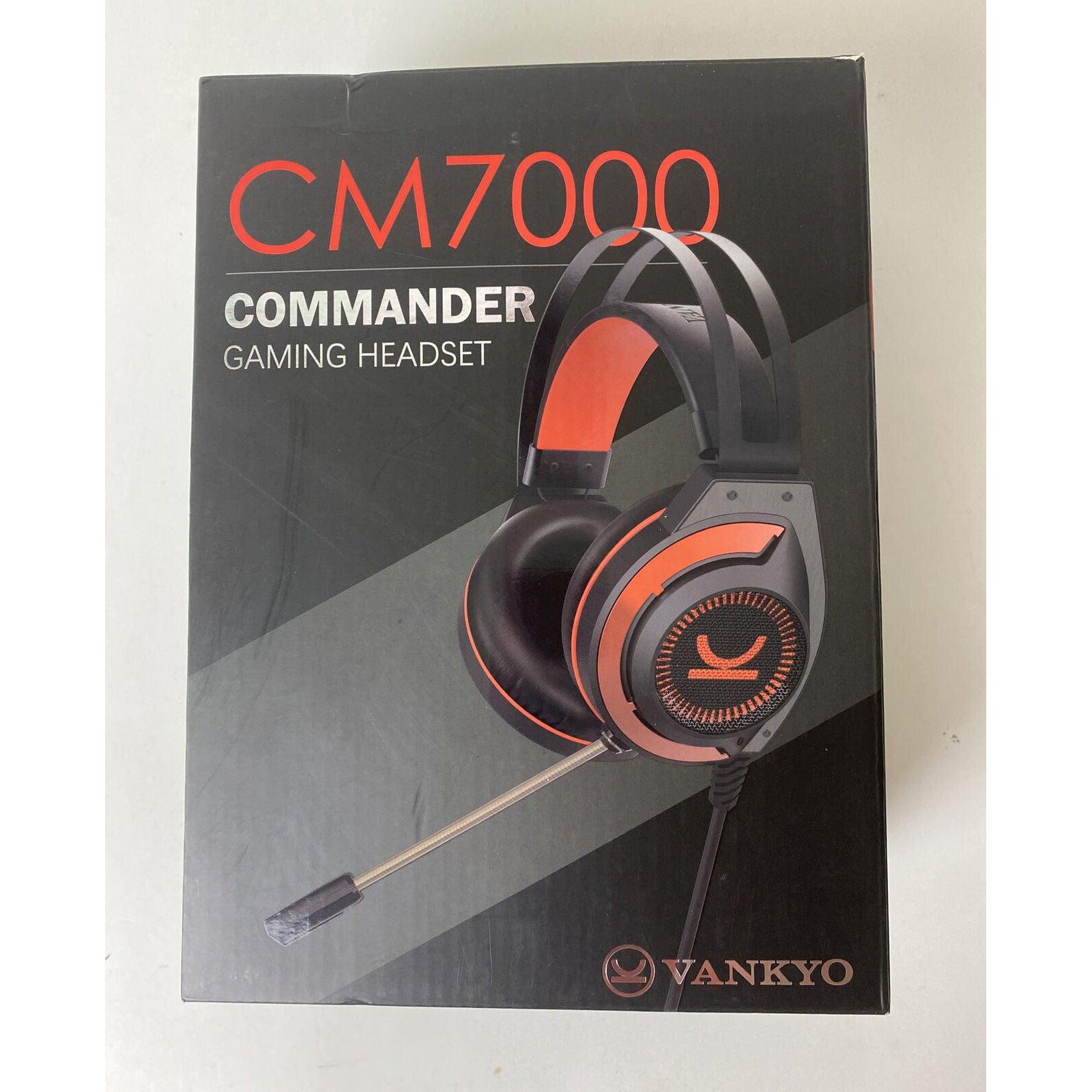 Vankyo CM7000 Commander Gaming Headset Black Red Stock Must Go