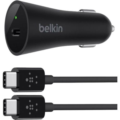 Belkin F8J05UKBLK 2.1 Amp Car Charger - Black - New