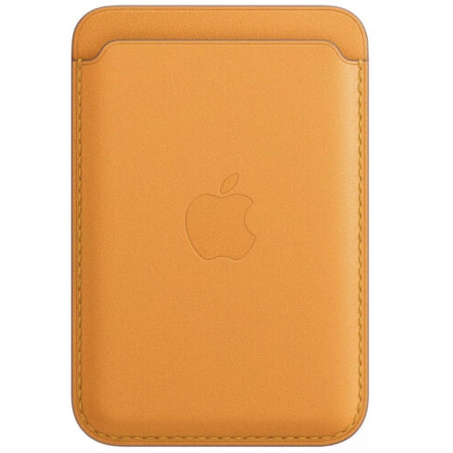 Apple Leather Wallet with MagSafe - California Poppy - New