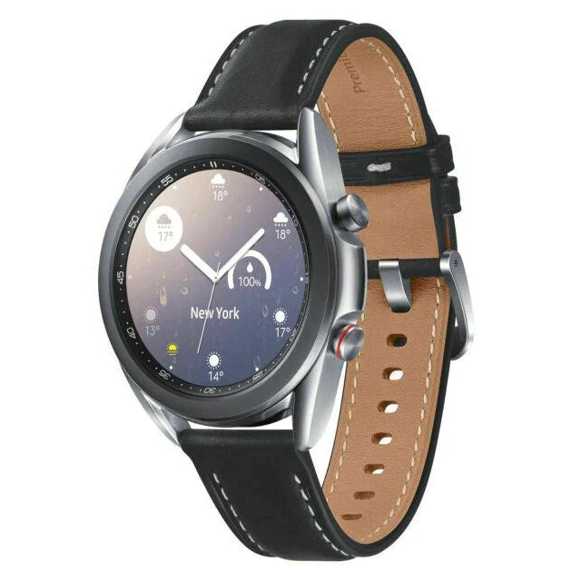 Samsung Galaxy Watch 3 SM-R855F, GPS + LTE, 41mm Mystic Silver Stainless Steel Case - New