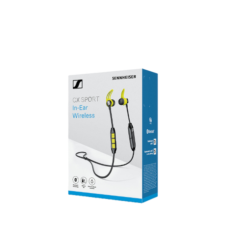 Sennheiser CX Sport Wireless Bluetooth Sports In-Ear Headphones, Black