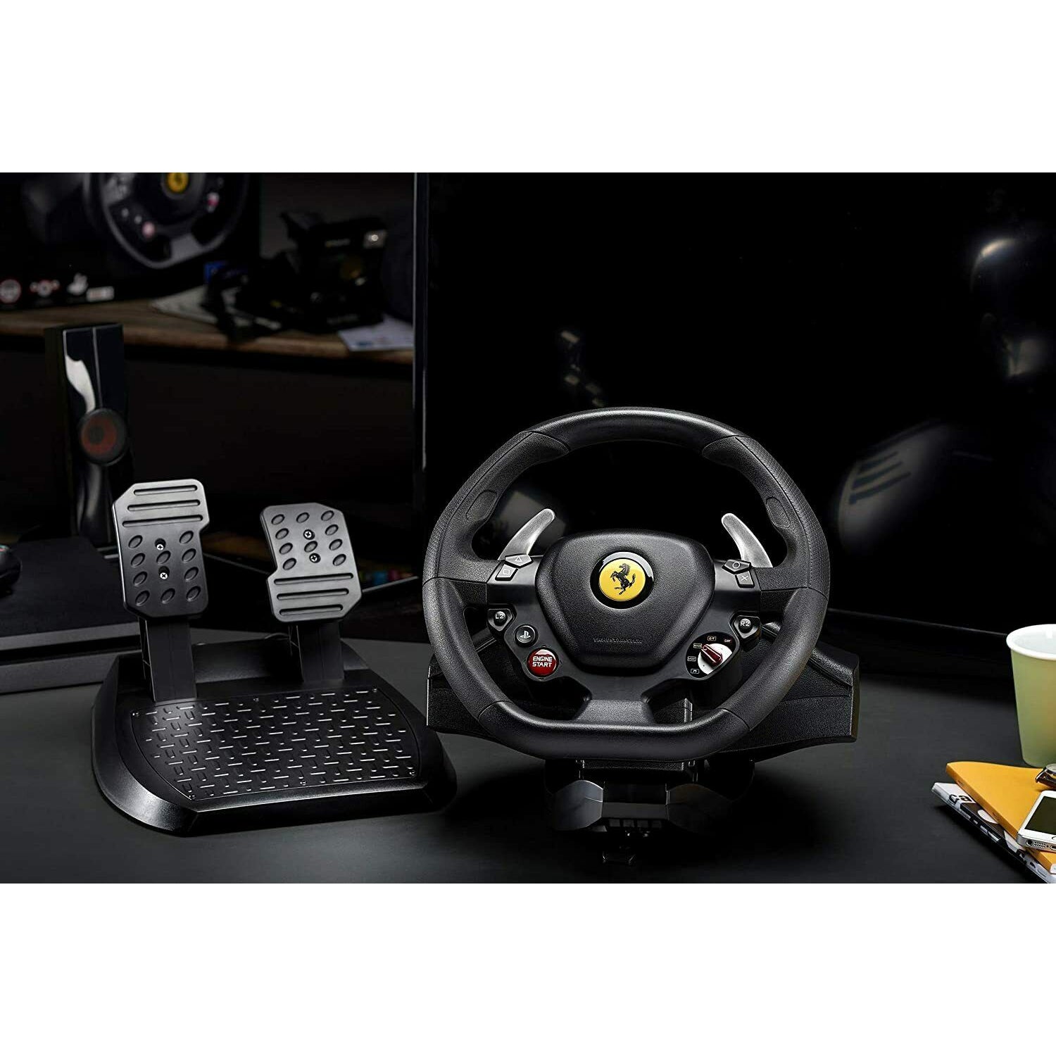 Thrustmaster T80 Ferrari 488 GTB Edition Racing Simulator Wheel PS4 PC