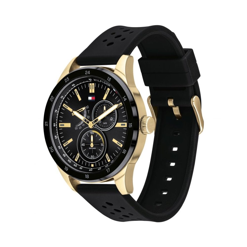 Tommy Hilfiger Men's Analog Casual Austin Watch - Black