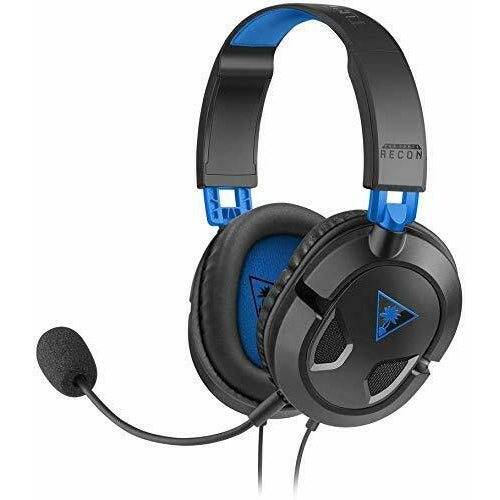 Turtle Beach Recon 50P Stereo PlayStation Gaming Headset, Black & Blue - New